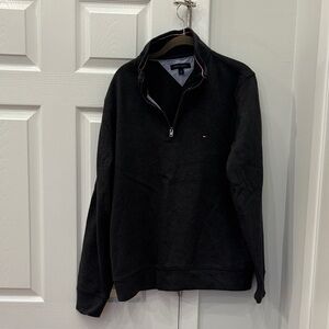 Tommy Hilfiger gray quarter-zip